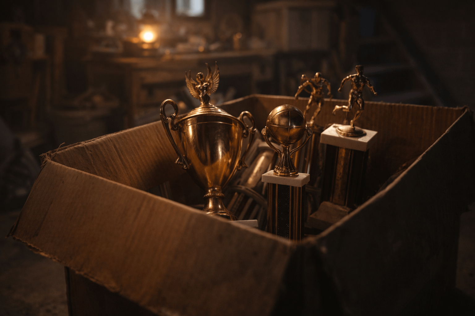 Trophies in the basement